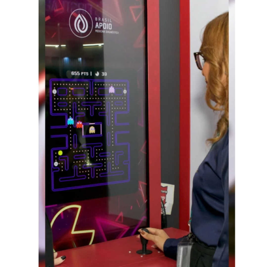 Pac-Man para a Brasil Apoio